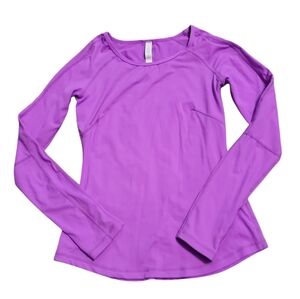 Lululemon Run Yoga Women's shirt Size 6 Medium Purple Pink